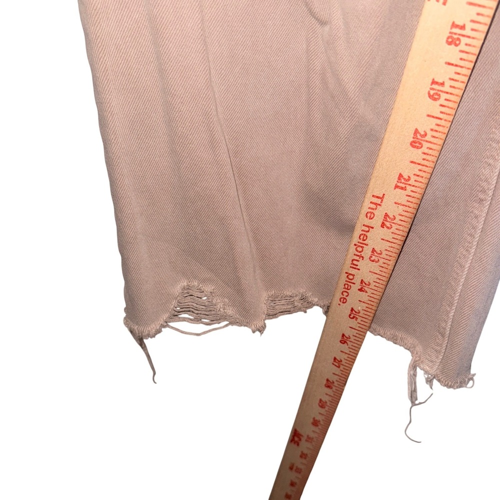 Vervet Dusty Pink Super High Rise 90's Vintage Crop Flare Jeans Sz 31 - Picture 7 of 8